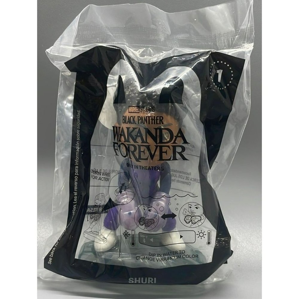 Fast Food McDonald’s Toy Marvel Studios Wakanda Forever Happy Meal Toy #1589